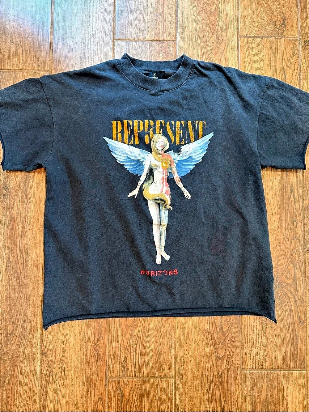 Represent Horizons oversized Graphic Tee Black / men’s XS
